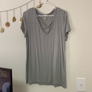 VS PINK grey tunic